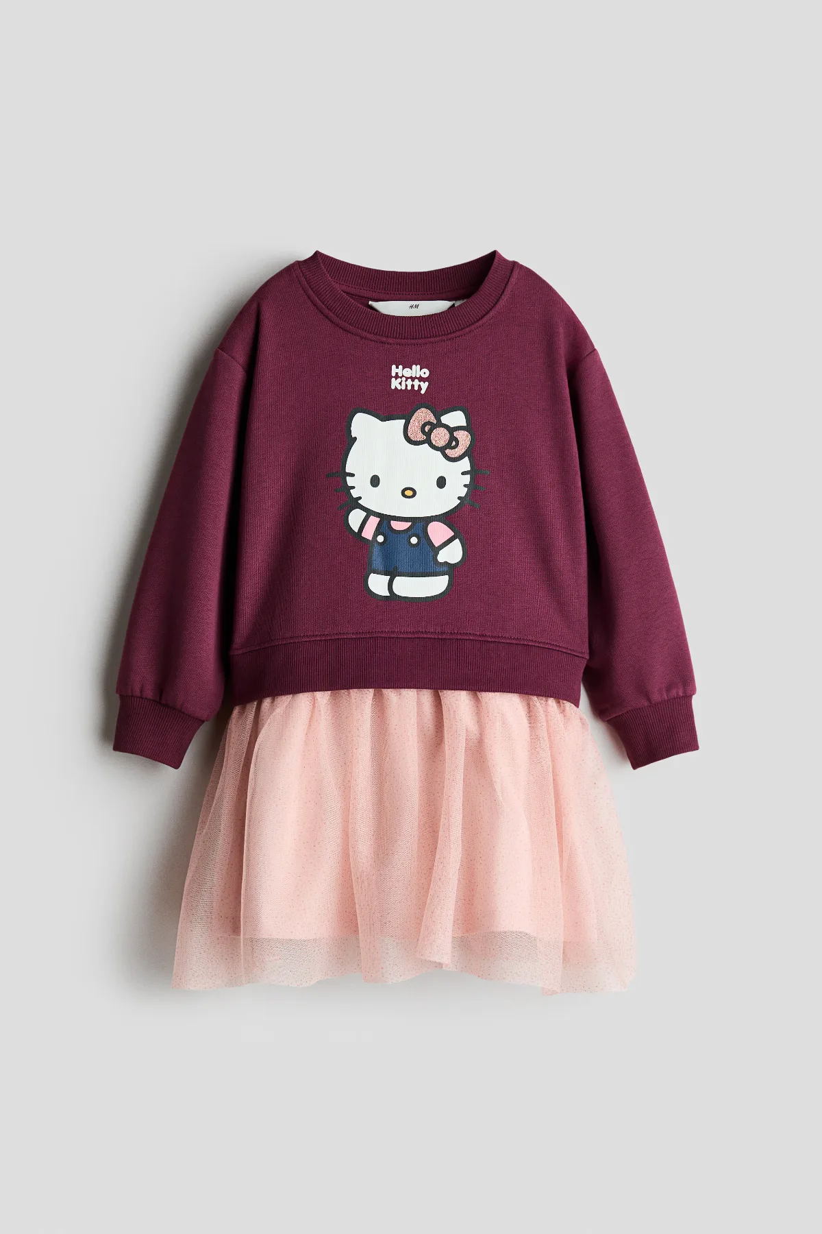 Printed Tulle-Skirt Dress by H&M