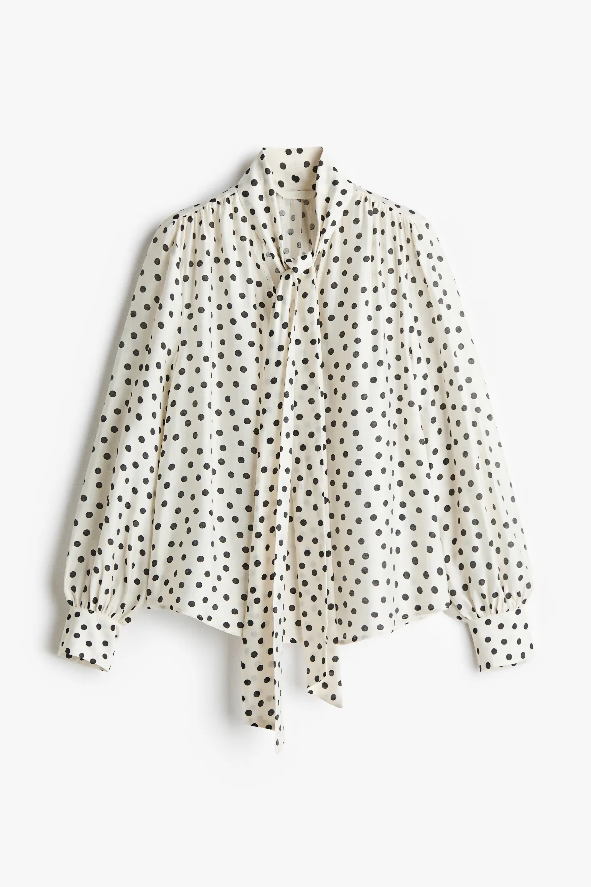 Blouse with Scarf Collar by H&M