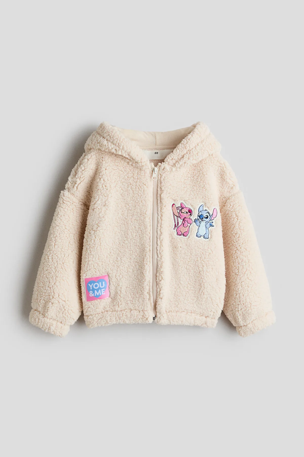 Hooded Teddy Fleece Jacket by H&M