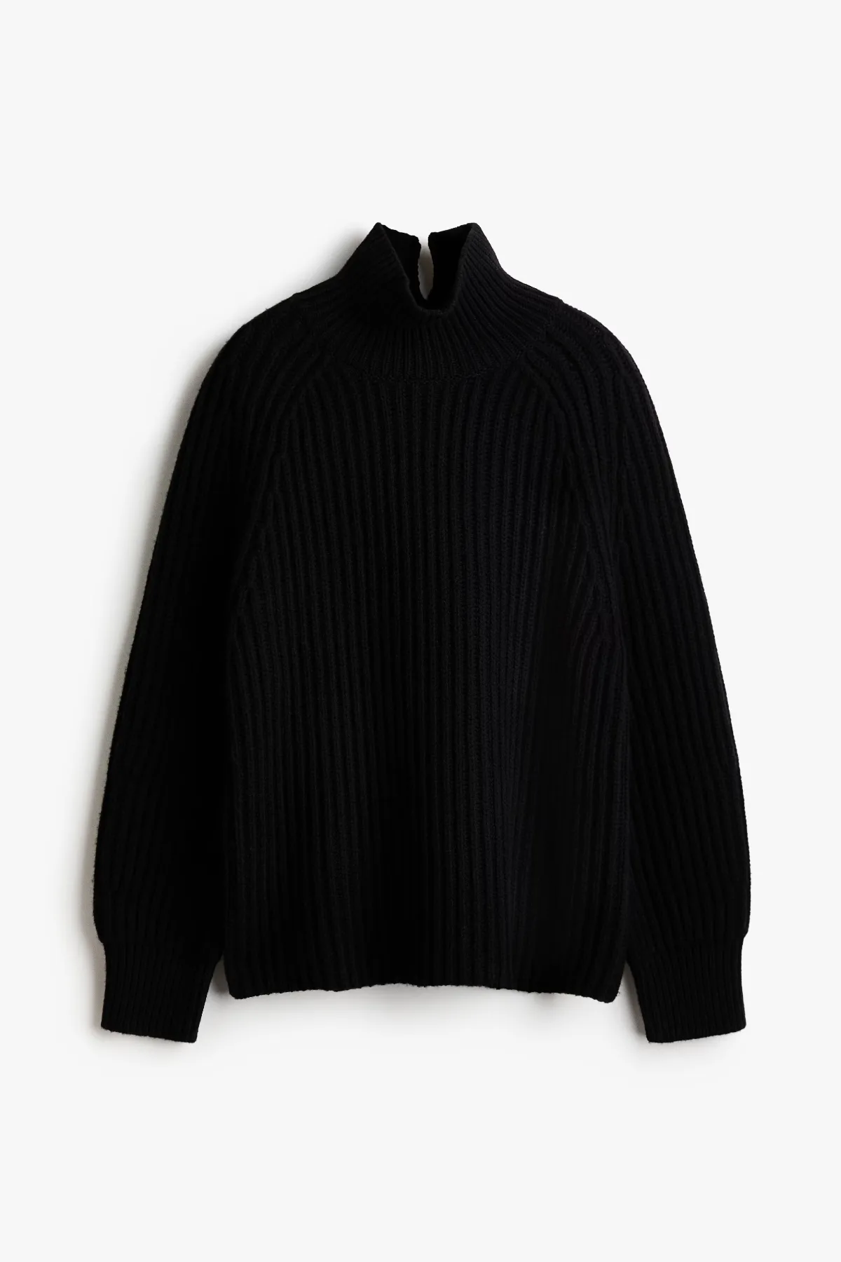 Rib-Knit Wool-Blend Sweater by H&M