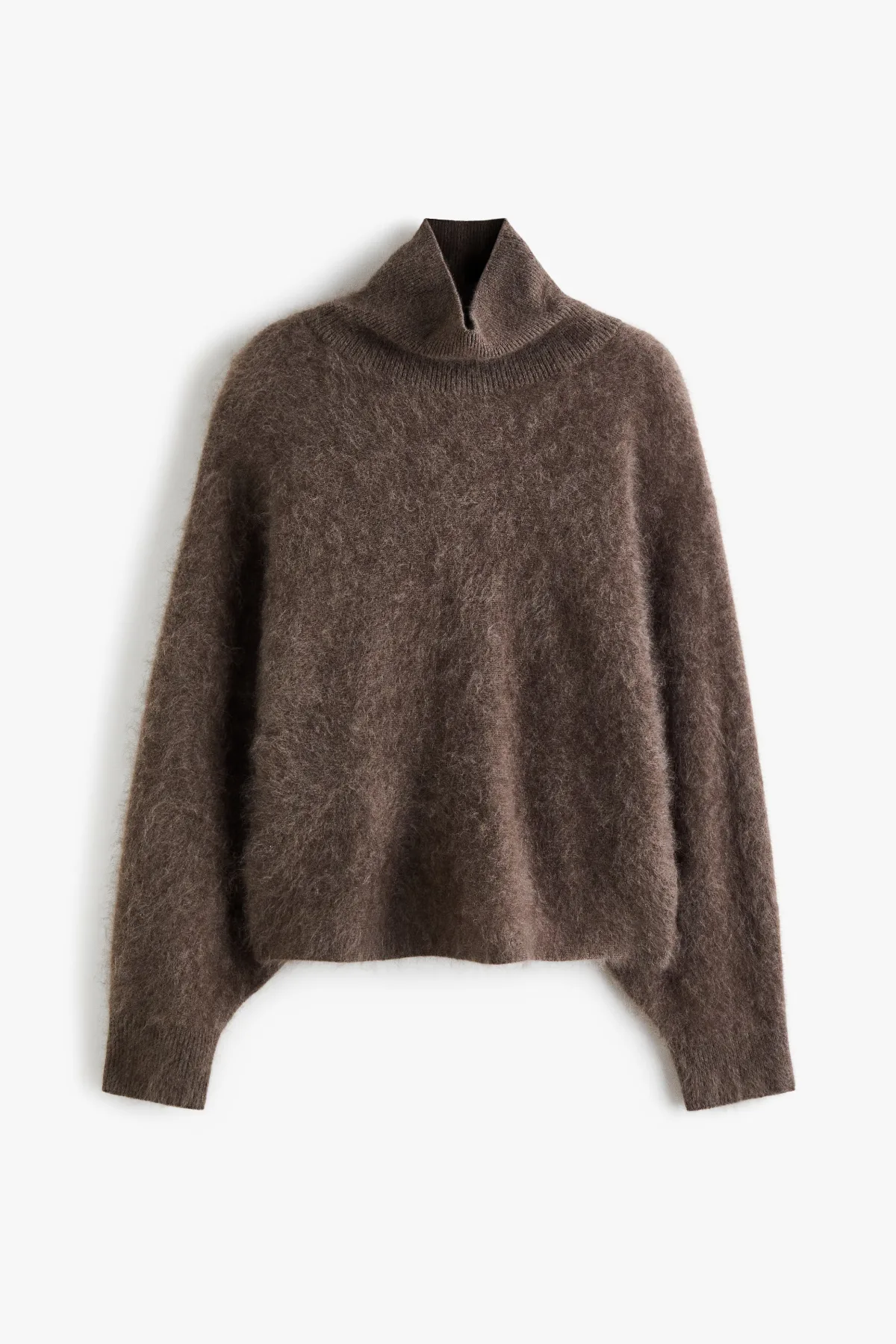 Oversized Wool Mock-Turtleneck Sweater by H&M