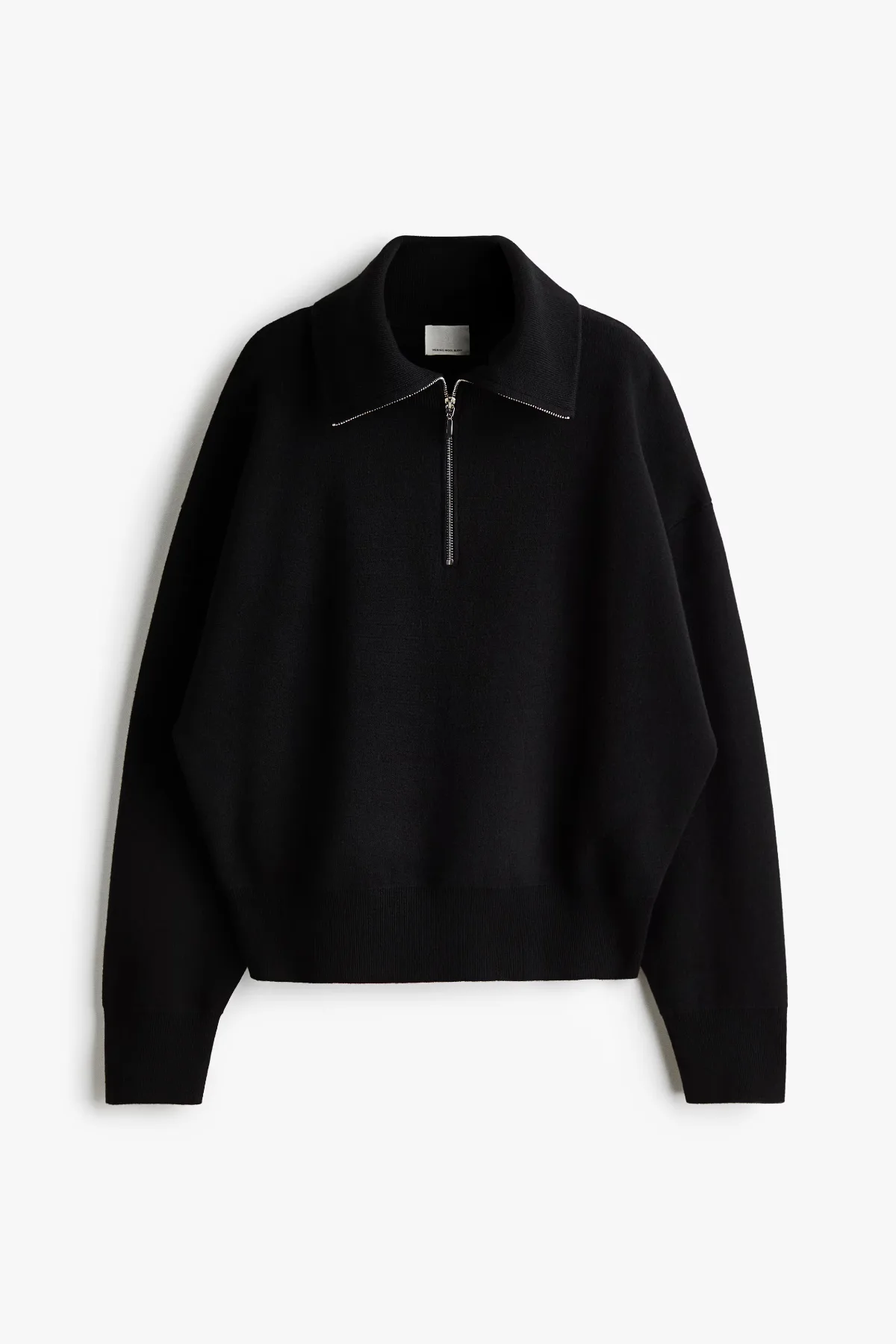 Half-Zip Wool-Blend Sweater by H&M