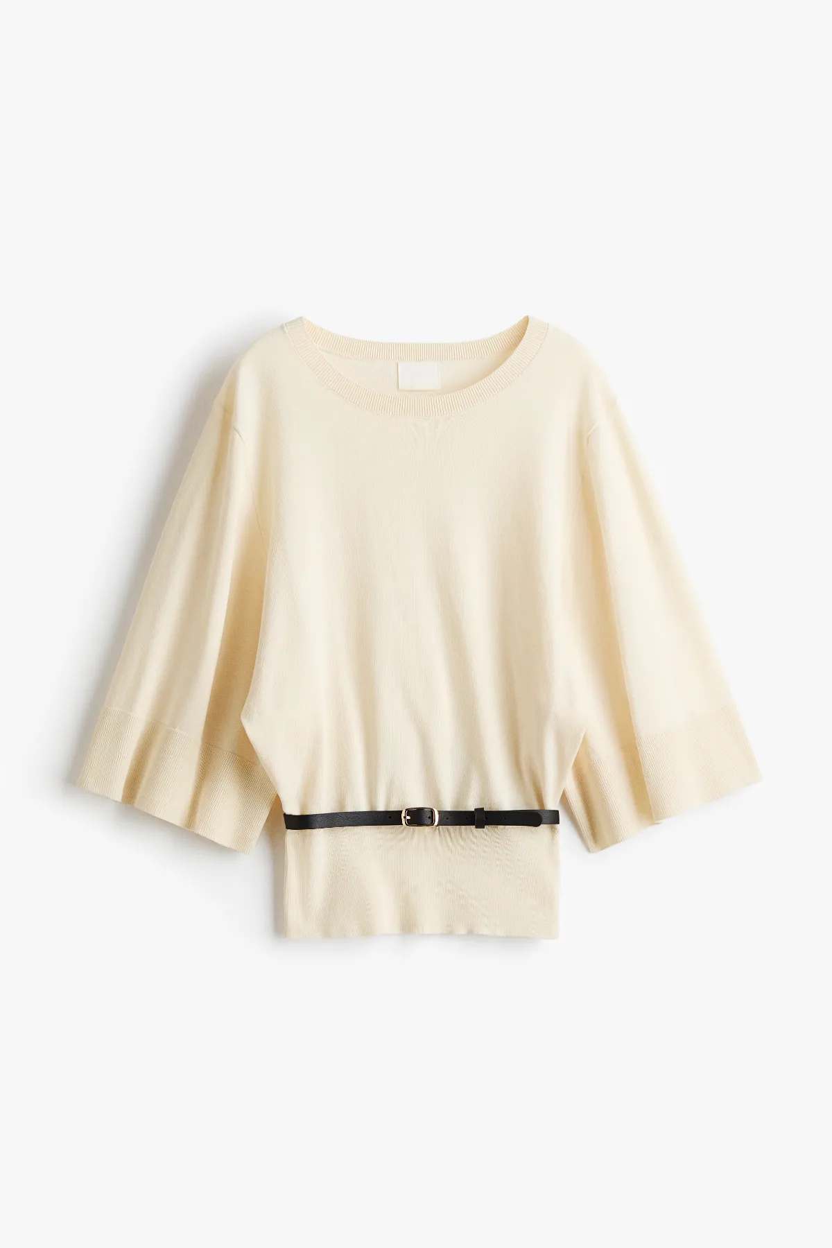 Belted Knit Top by H&M