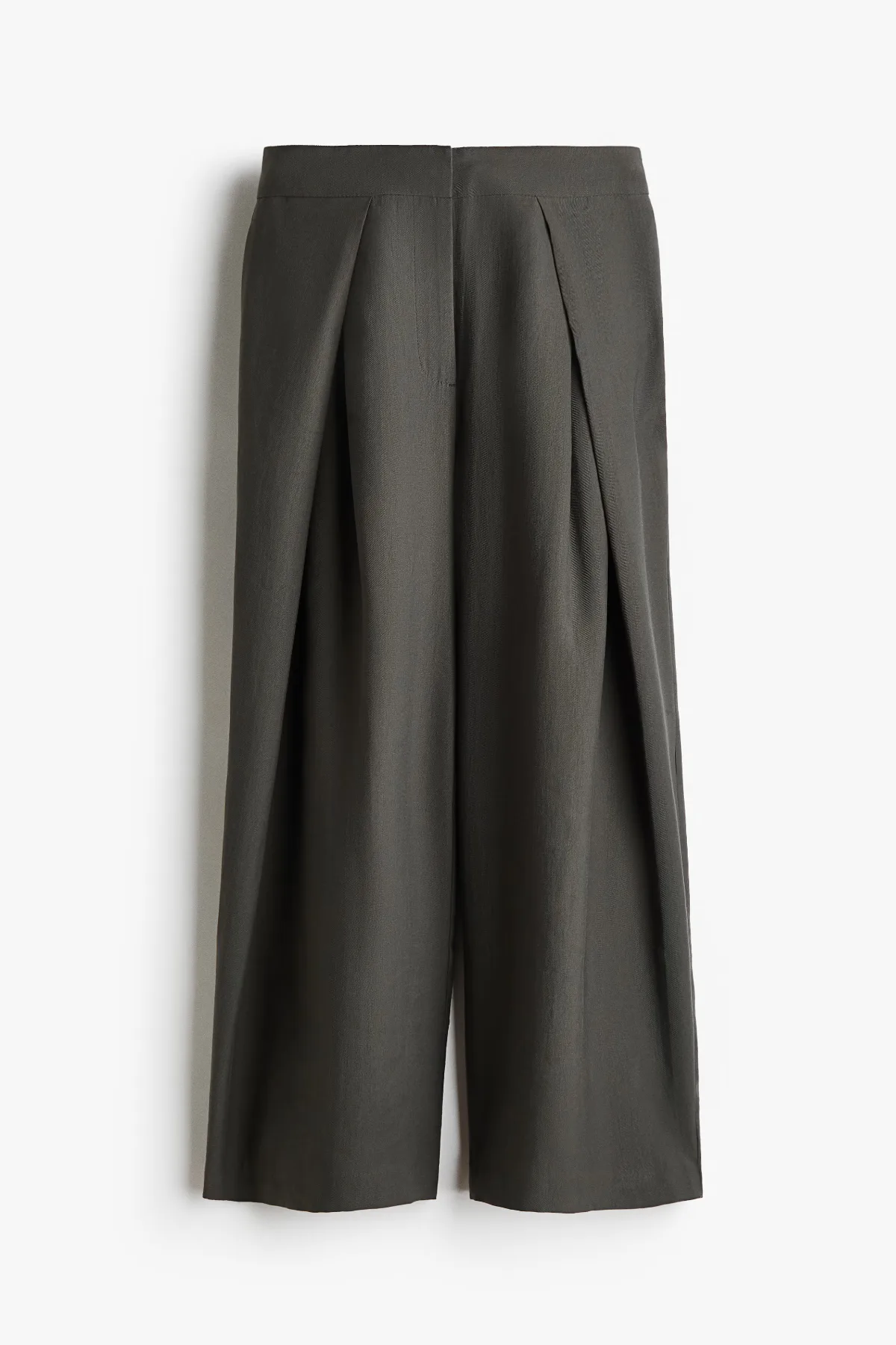 Wrap-Detail Barrel Pants