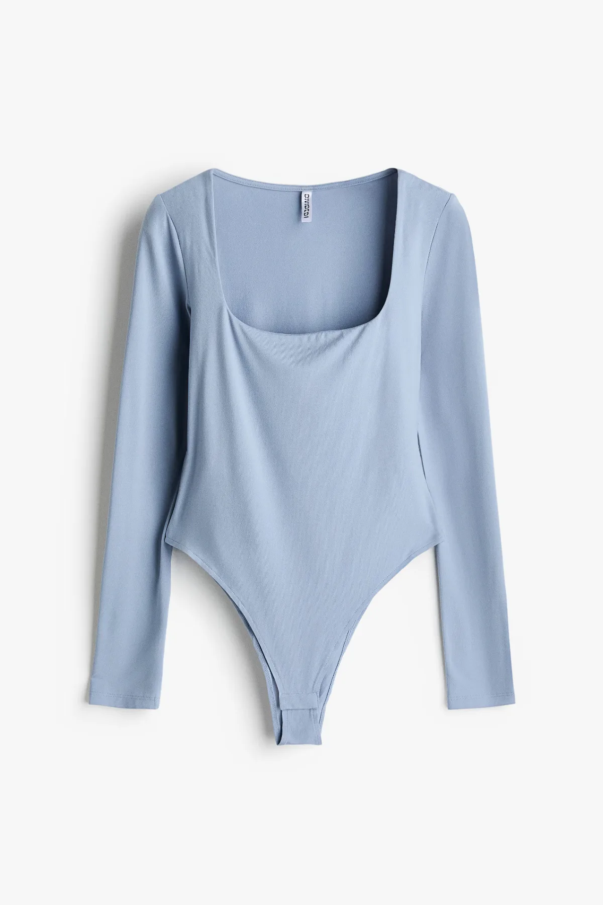 Long-Sleeved Square-Neck Bodysuit by H&M