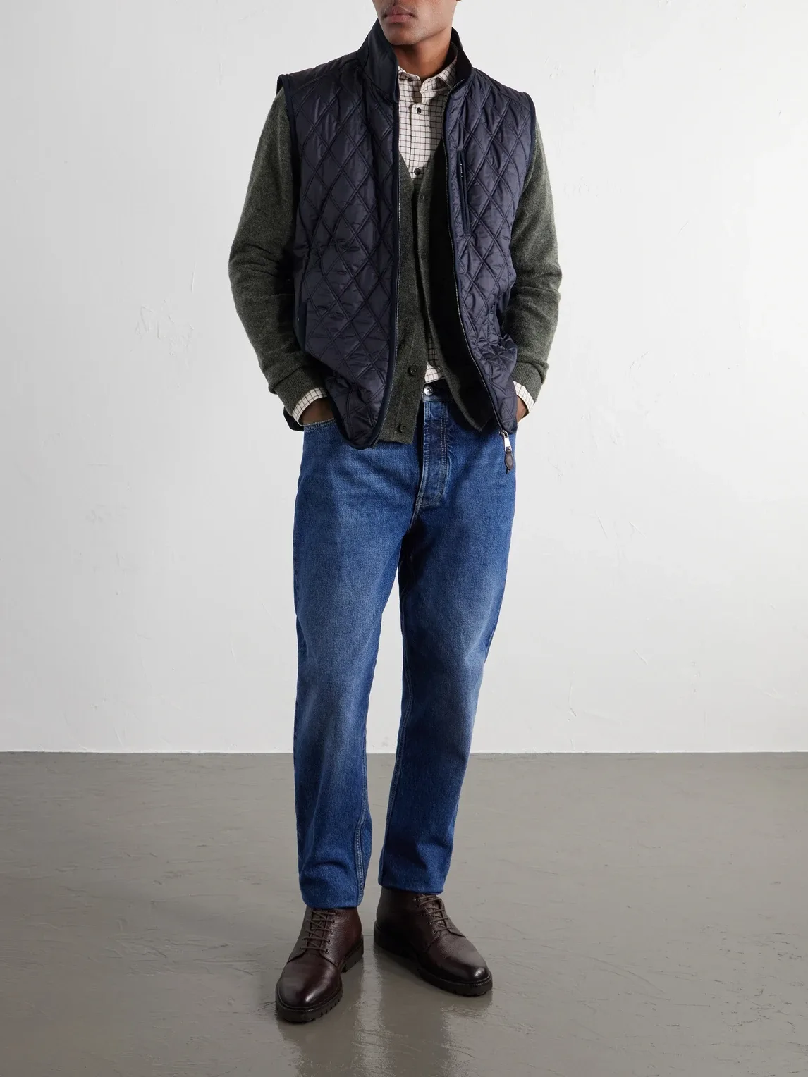 Moorland Padded Quilted Shell Gilet by Purdey