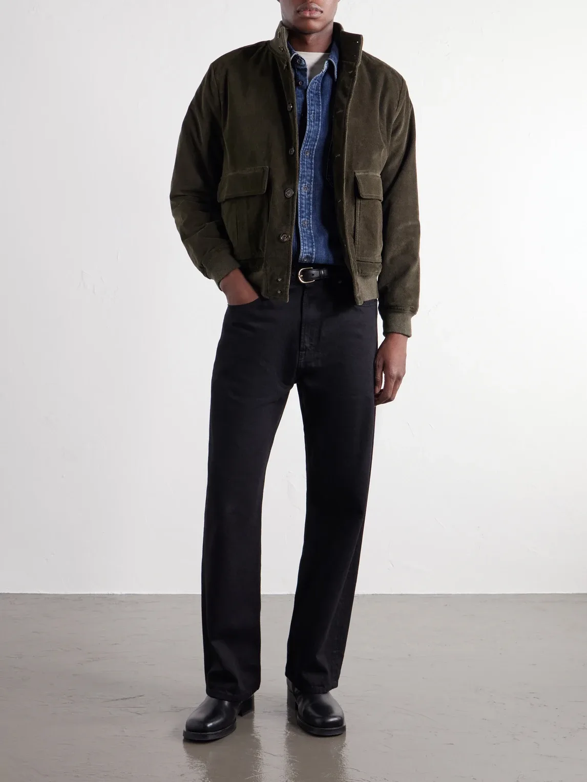Valstarino Cotton-Blend Corduroy Bomber Jacket
