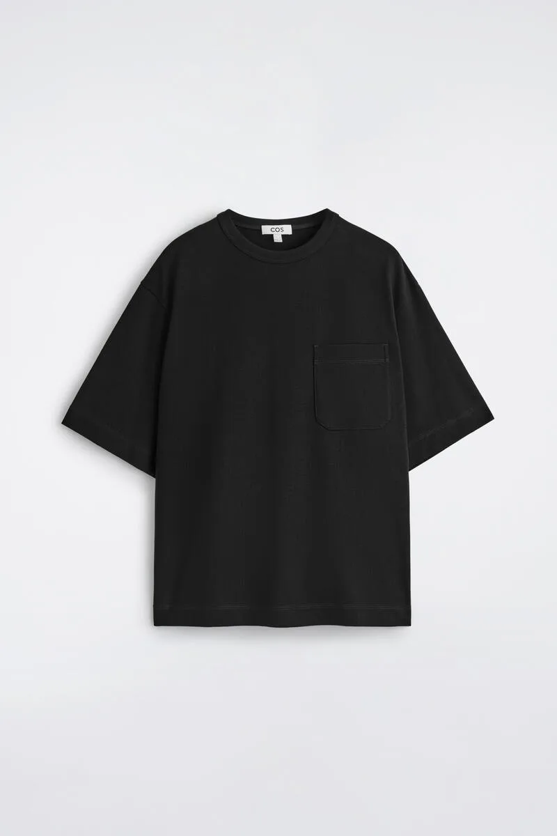 Oversized Pocket-Detail T-Shirt