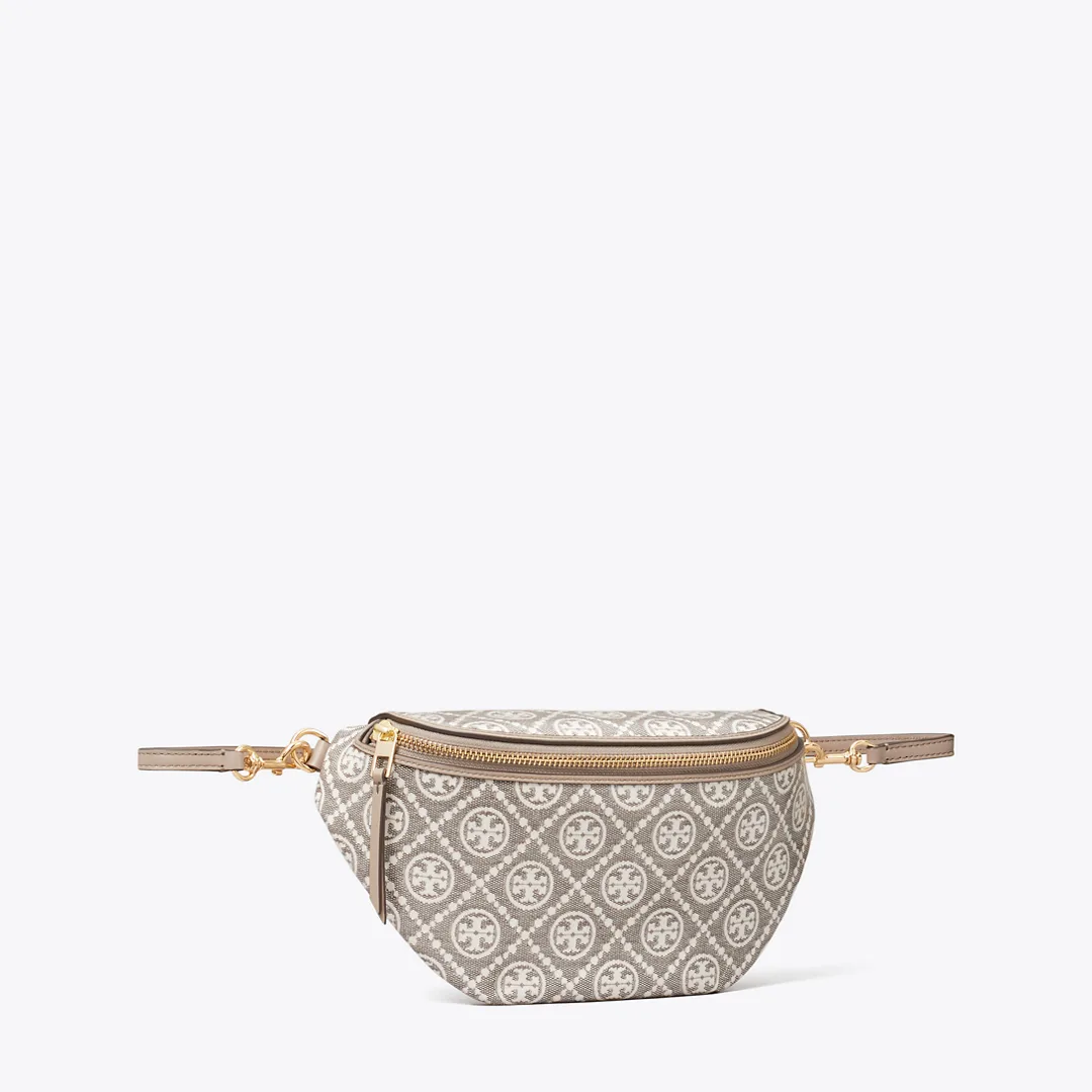 T Monogram Coated Jacquard Belt Bag by Tory Burch