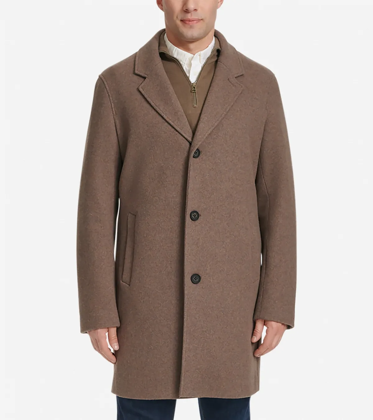 Wool Top Coat by COLE HAAN