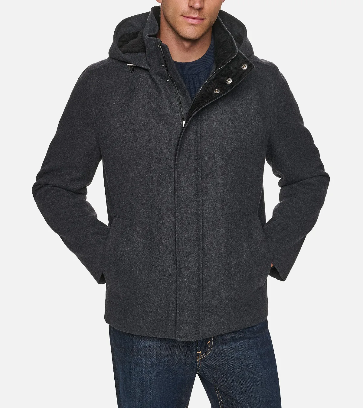 Hooded Wool Field Coat