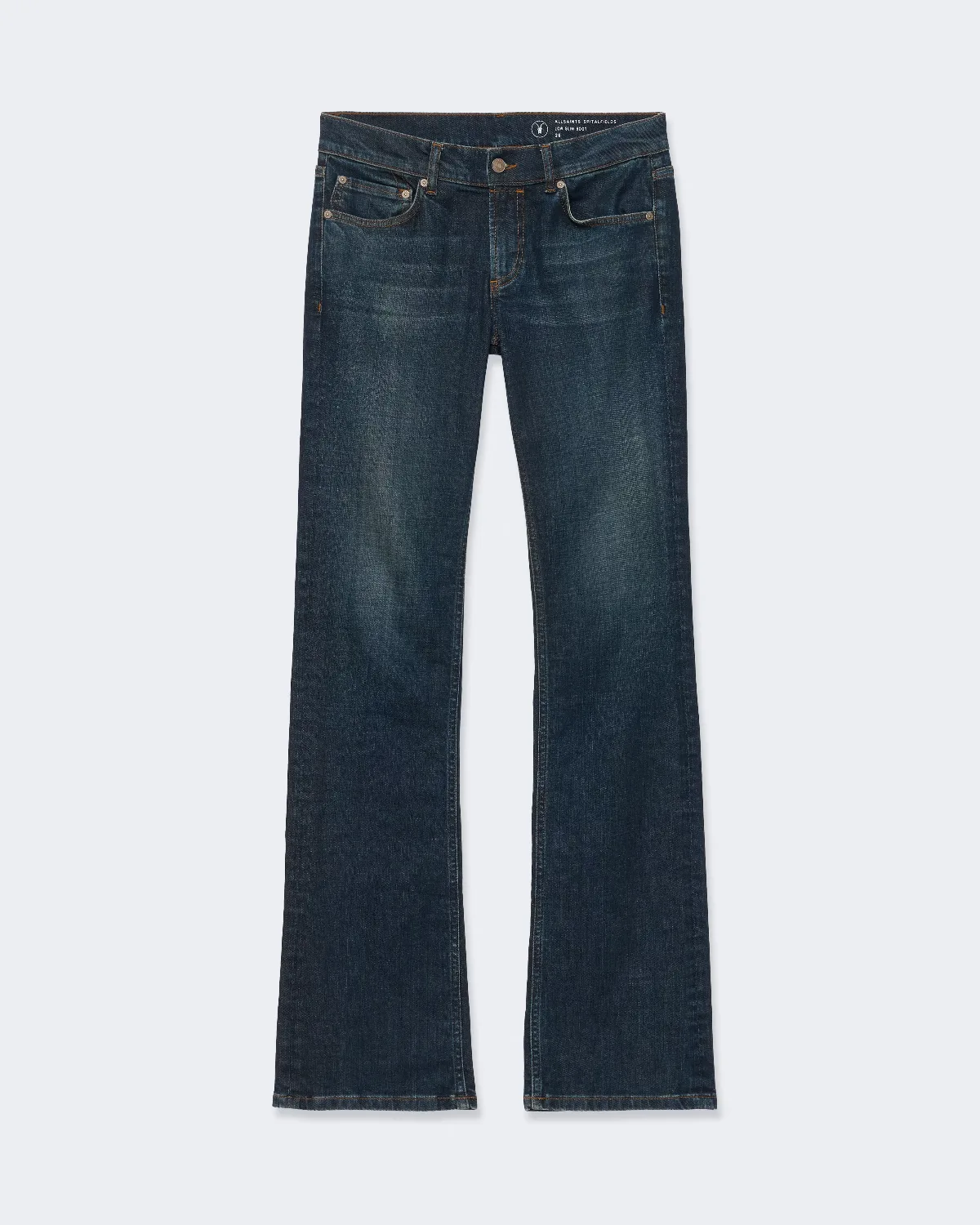 Zoe Low-Rise Slim Bootcut Jeans
