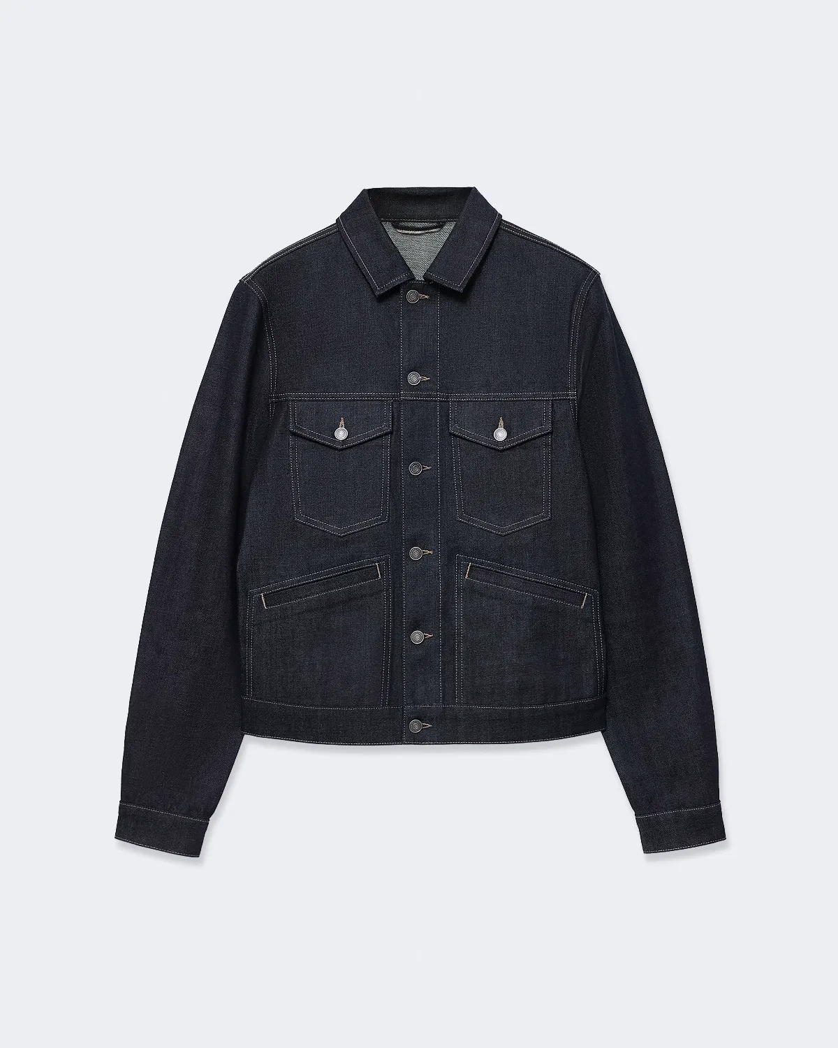 Regular-Fit Denim Trucker Jacket by AllSaints