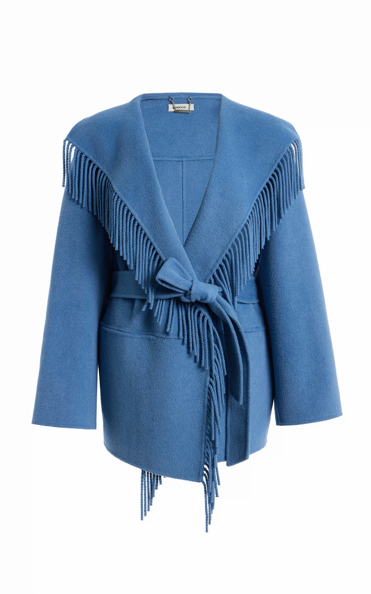 Rowen Fringed Wool-Blend Jacket