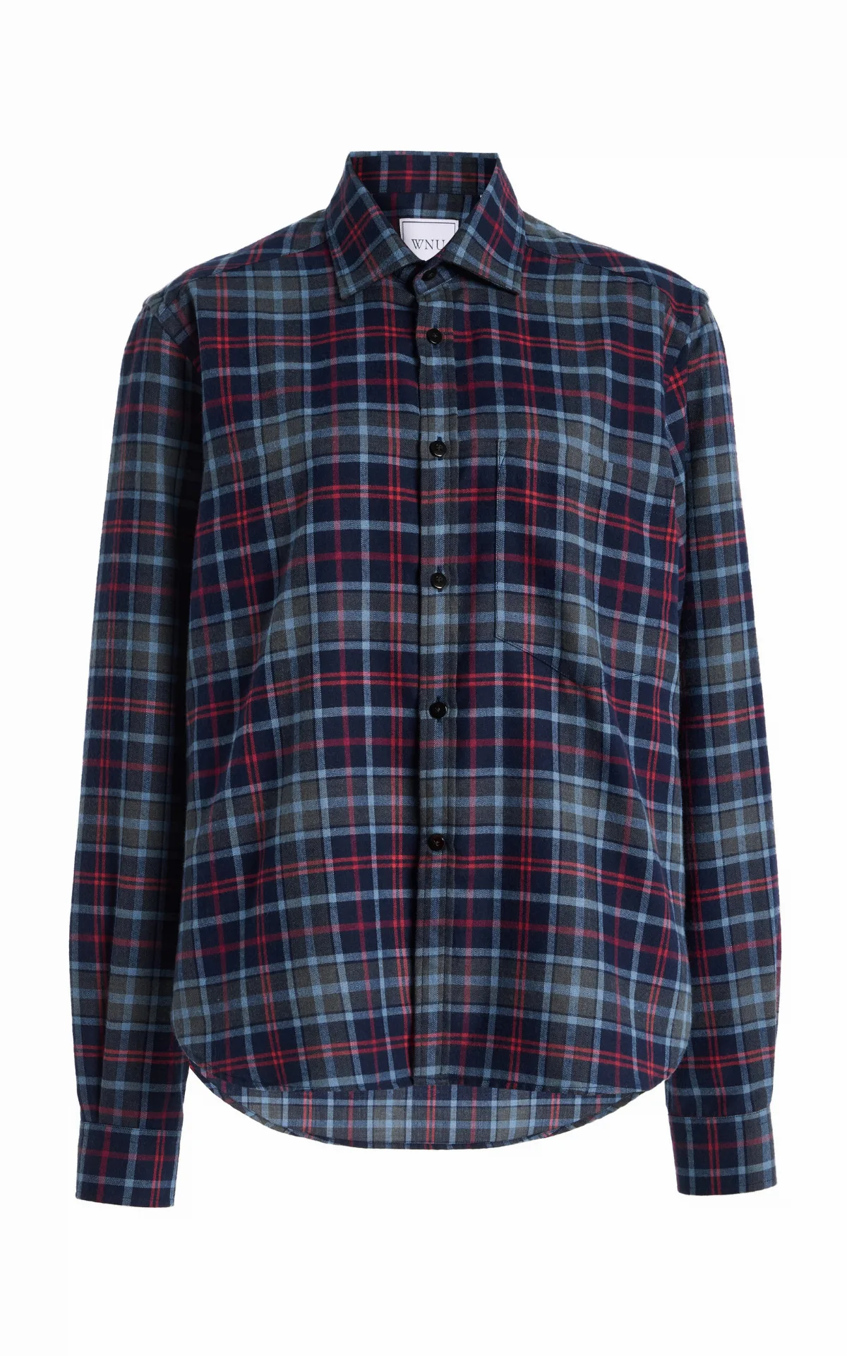 The Classic Plaid Cotton-Wool Shirt by With Nothing Underneath