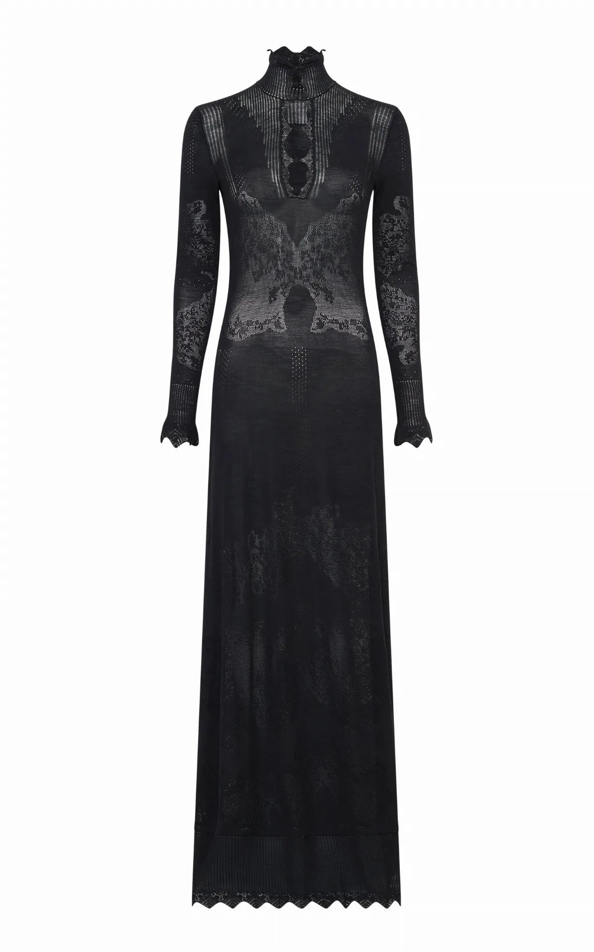 Solace Cutout Wool Maxi Dress