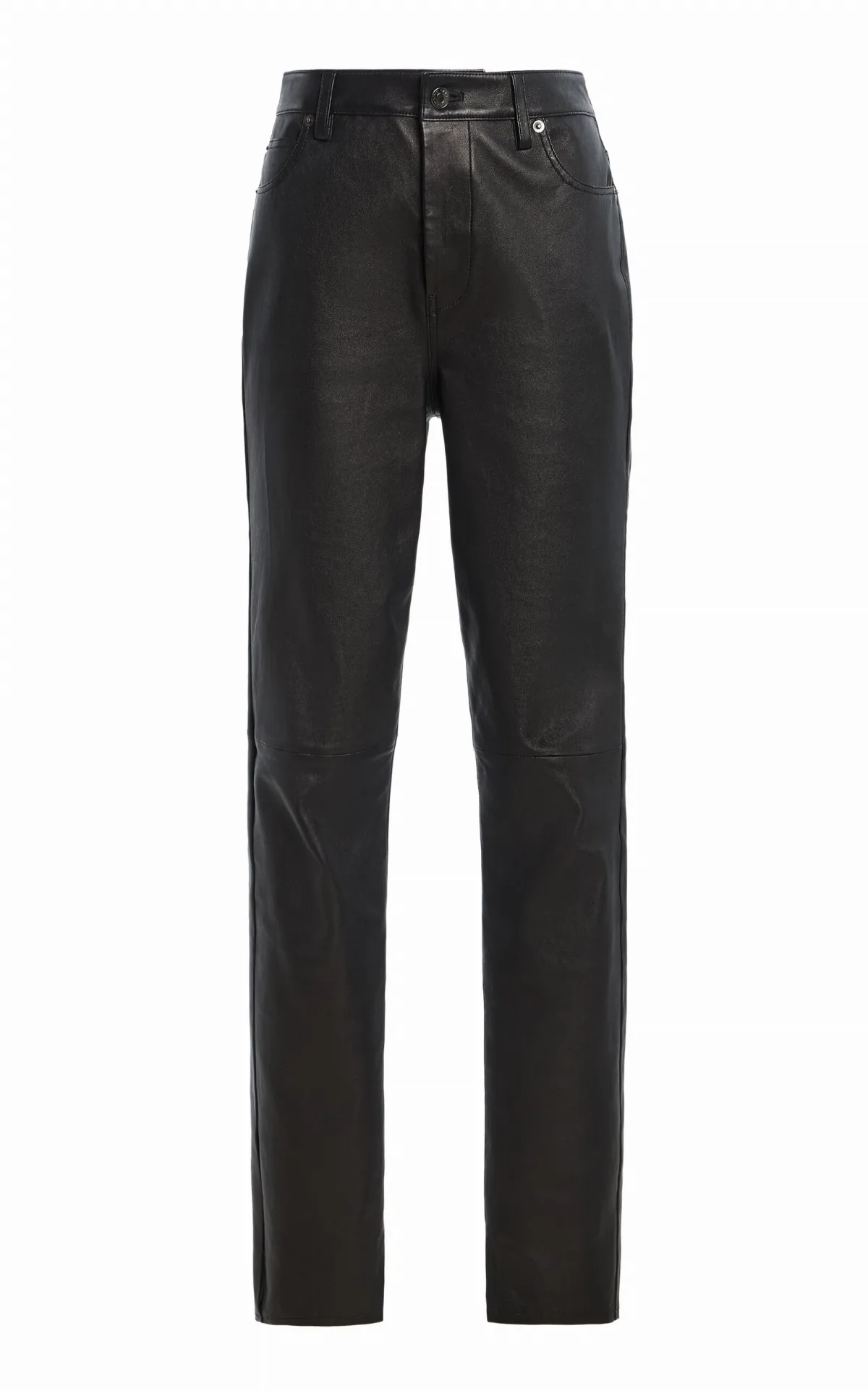 Rae High-Rise Skinny Leather Pants by Simkhai