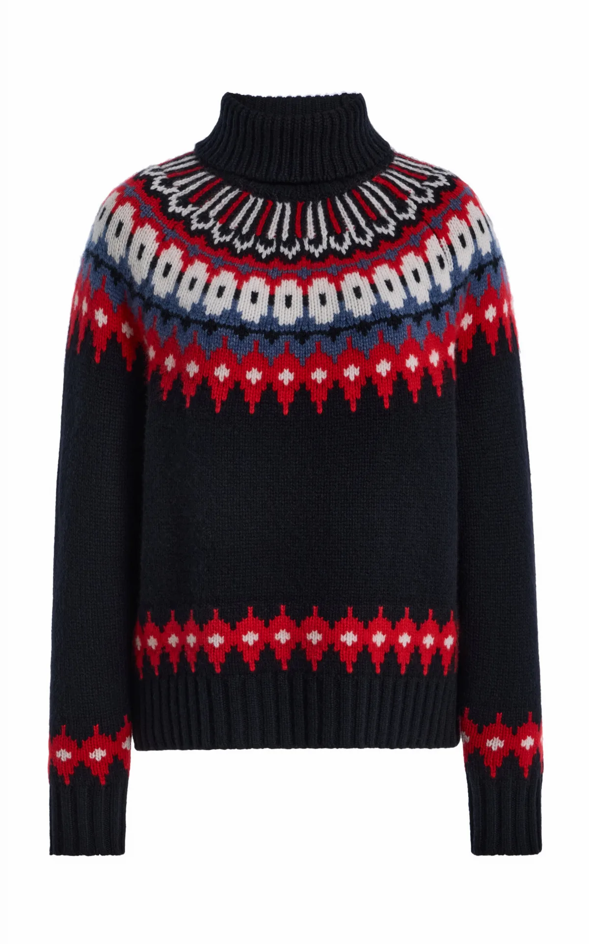 Ingrid Cashmere Fair Isle Sweater by Bogner