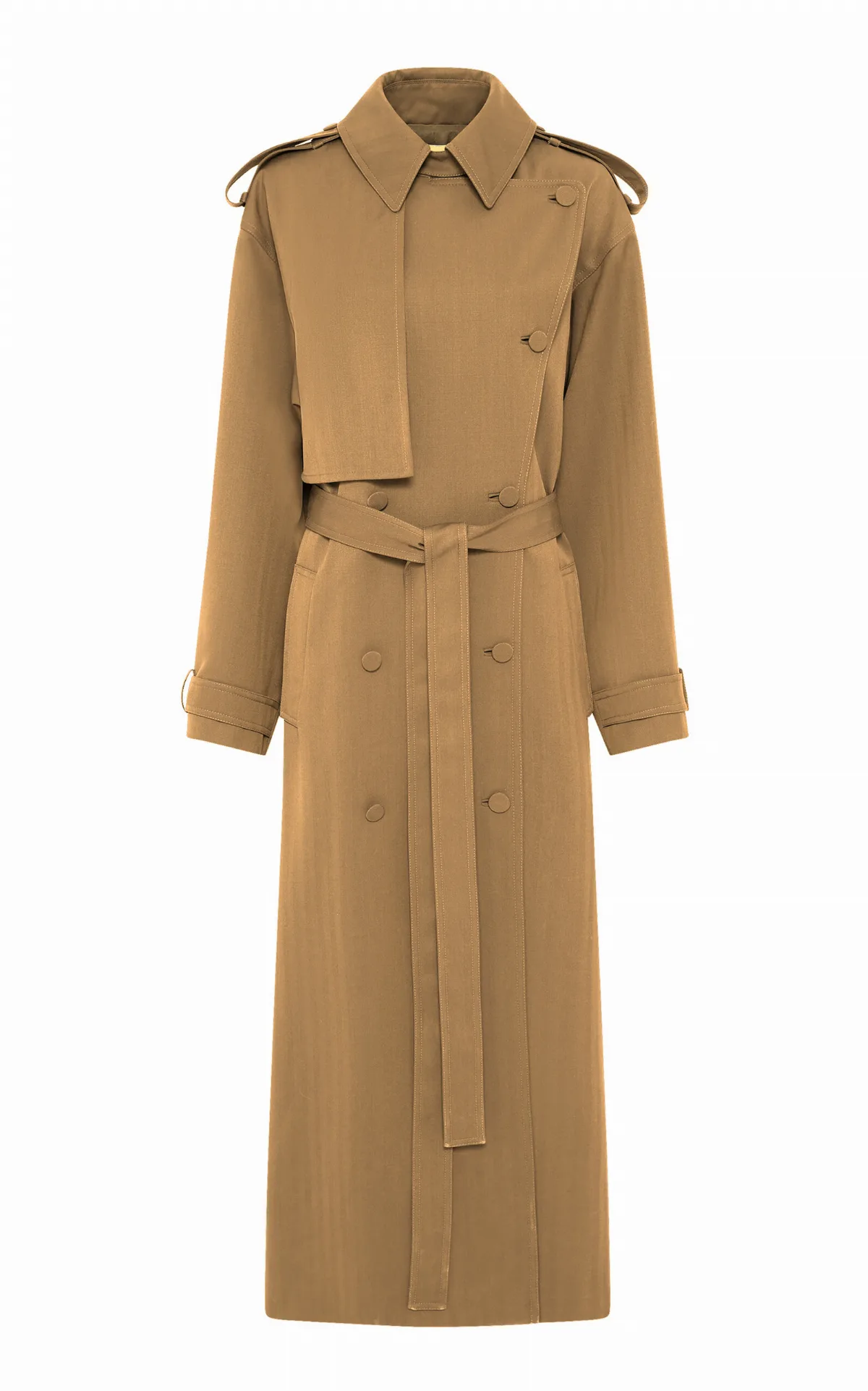 Tellus Double-Breasted Virgin-Wool Coat by Gabriela Hearst