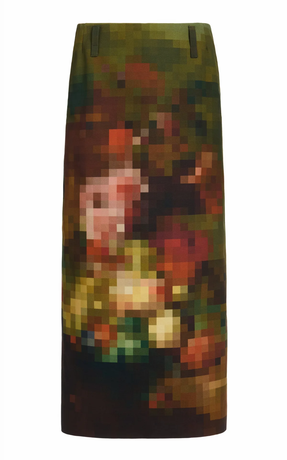 Sentista Cotton Midi Skirt by Dries Van Noten