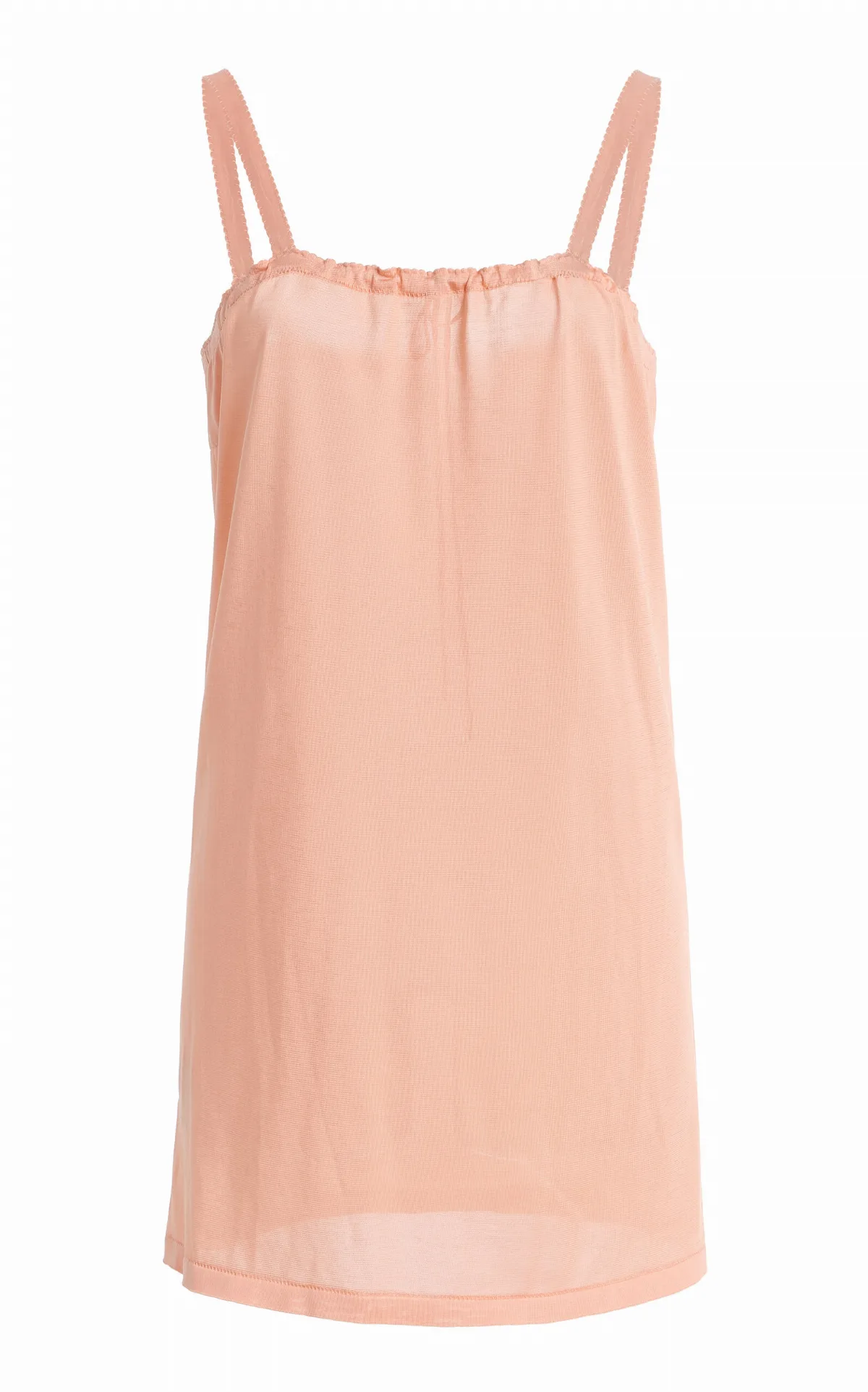 Washed Silk Mini Slip Dress by Miu Miu