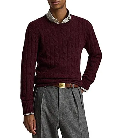 Cable Knit Cashmere Sweater by Polo Ralph Lauren
