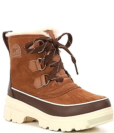 Tivoli V Waterproof Suede Insulated Microfleece Cold Weather Booties by SOREL