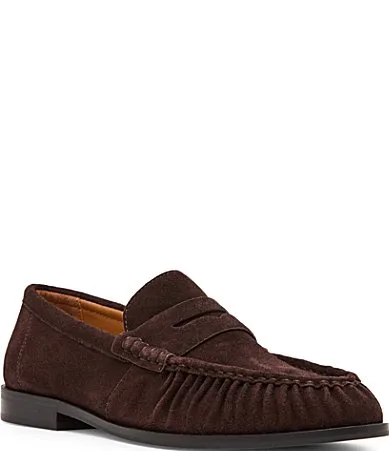 Quest Suede Penny Loafers by Steve Madden
