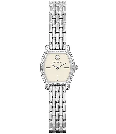 Mini Eleanor Curve Quartz Two Hand Stainless Steel Bracelet Watch by Tory Burch