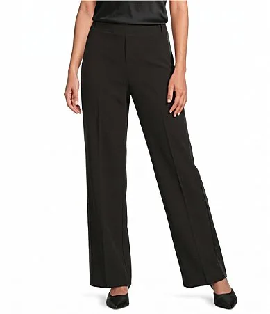Lenox Sleek Stretch Sequin Wide Leg Pull-On Tuxedo Pants by NIC + ZOE