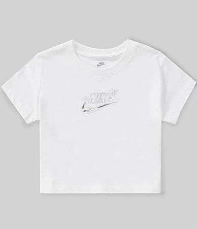 Short Sleeve Cropped T-Shirt by Nike