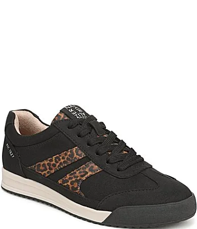 Garnet Leopard Print Accent Lace Up Sneakers by Naturalizer