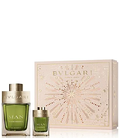 Man Wood Essence Eau De Parfum Holiday 2-Piece Gift Set by BVLGARI