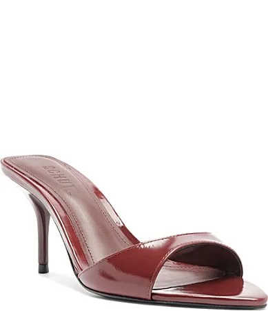 Elodie Patent Leather Pointed Toe Dress Sandals by SCHUTZ