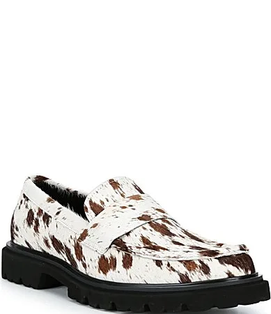 Harvest Hair Calf Lug Loafers by Steve Madden