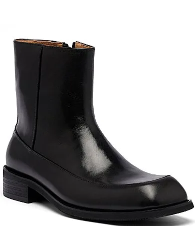 Admiral Square Toe Zip Boots by Marc Nolan