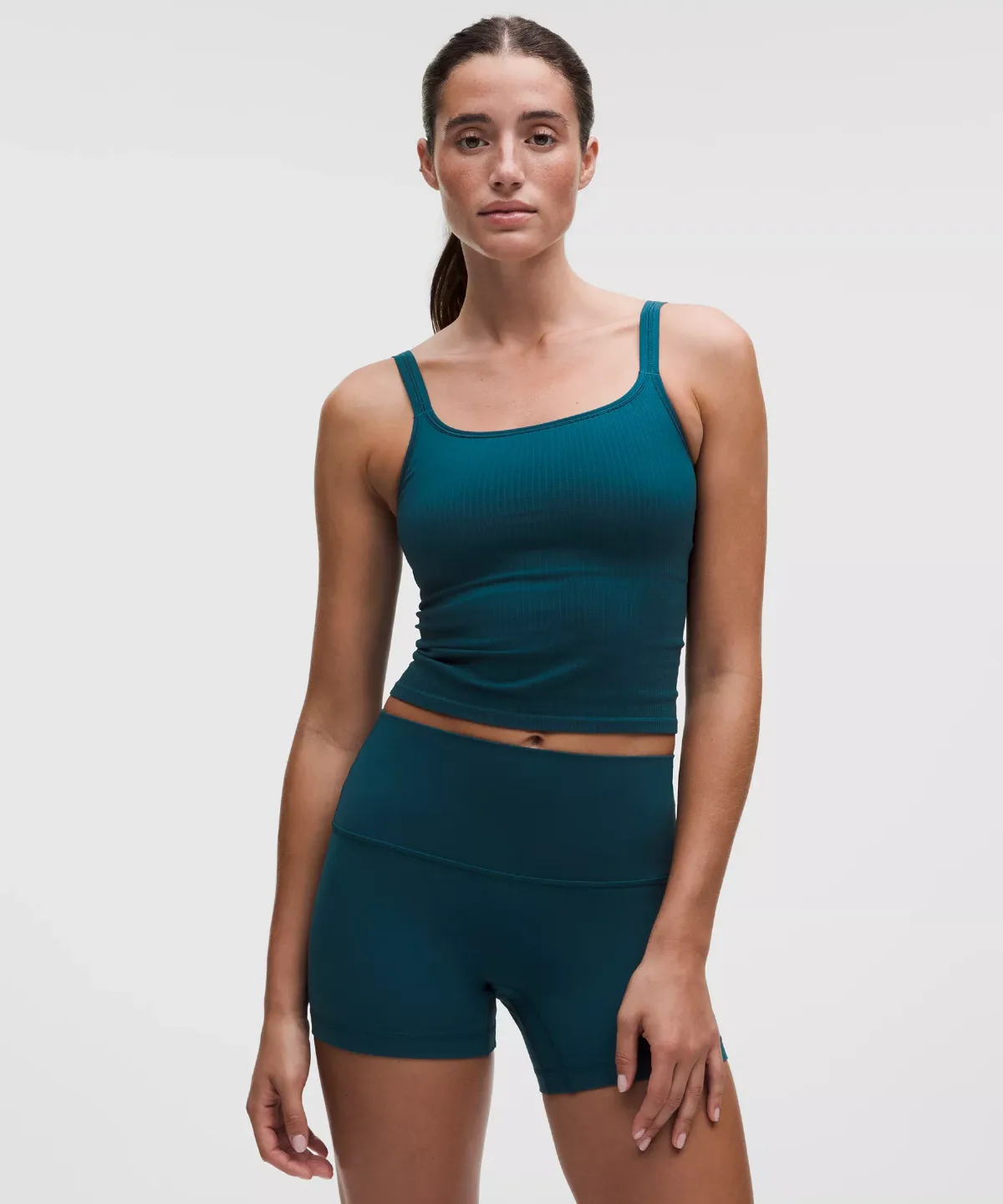 Ebb to Street Scoop-Neck Cropped Tank Top by Lululemon
