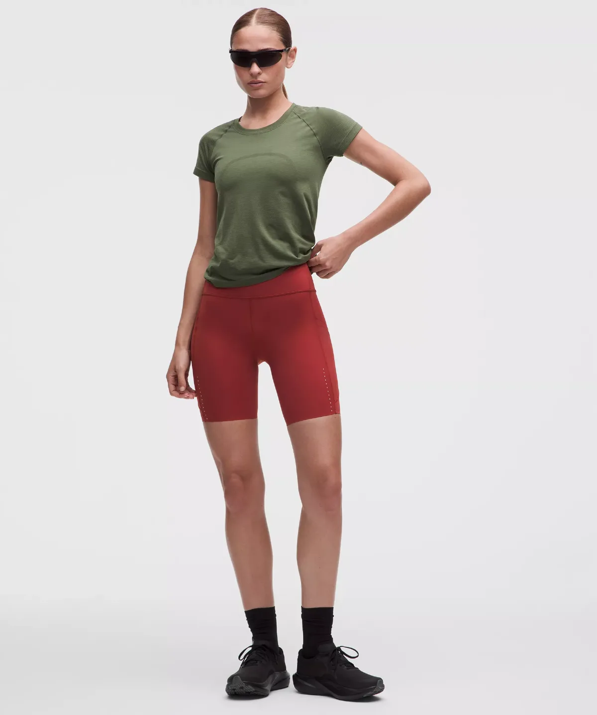Fast and Free 6-Pocket High-Rise Short 8 by Lululemon