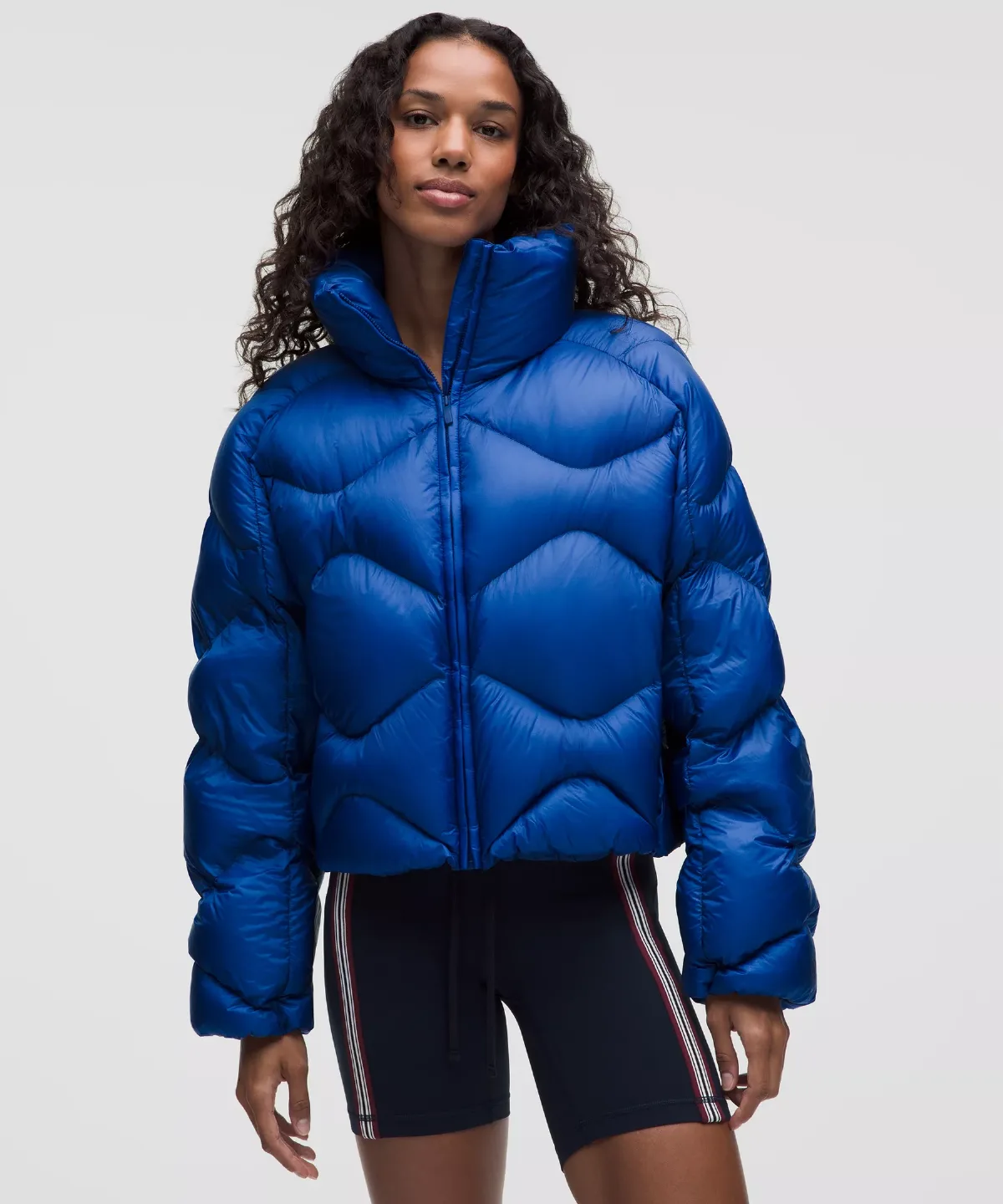 Featherweight Cropped Quilted Puffer