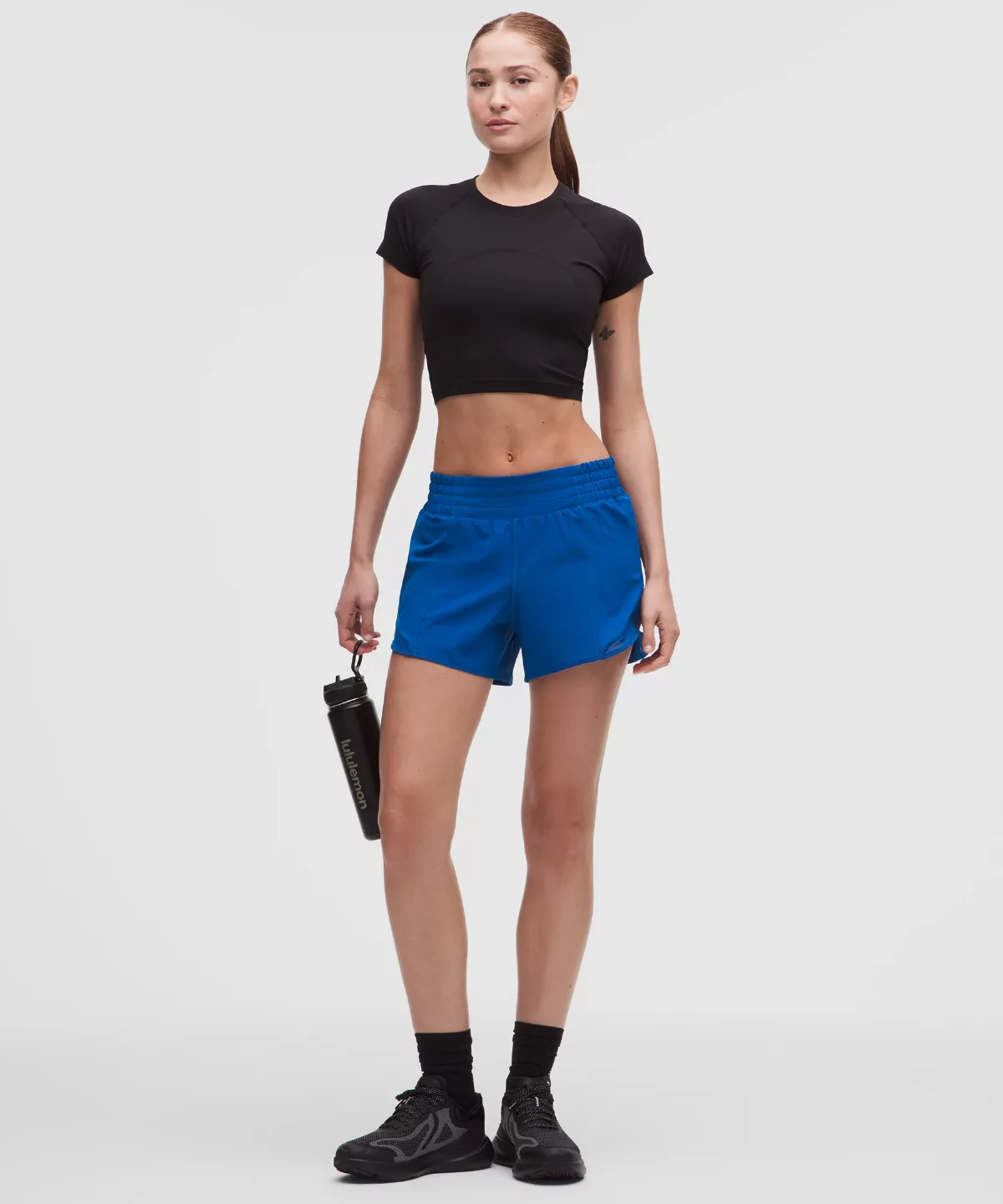 Hotty Hot High-Rise Lined Short 4 by Lululemon