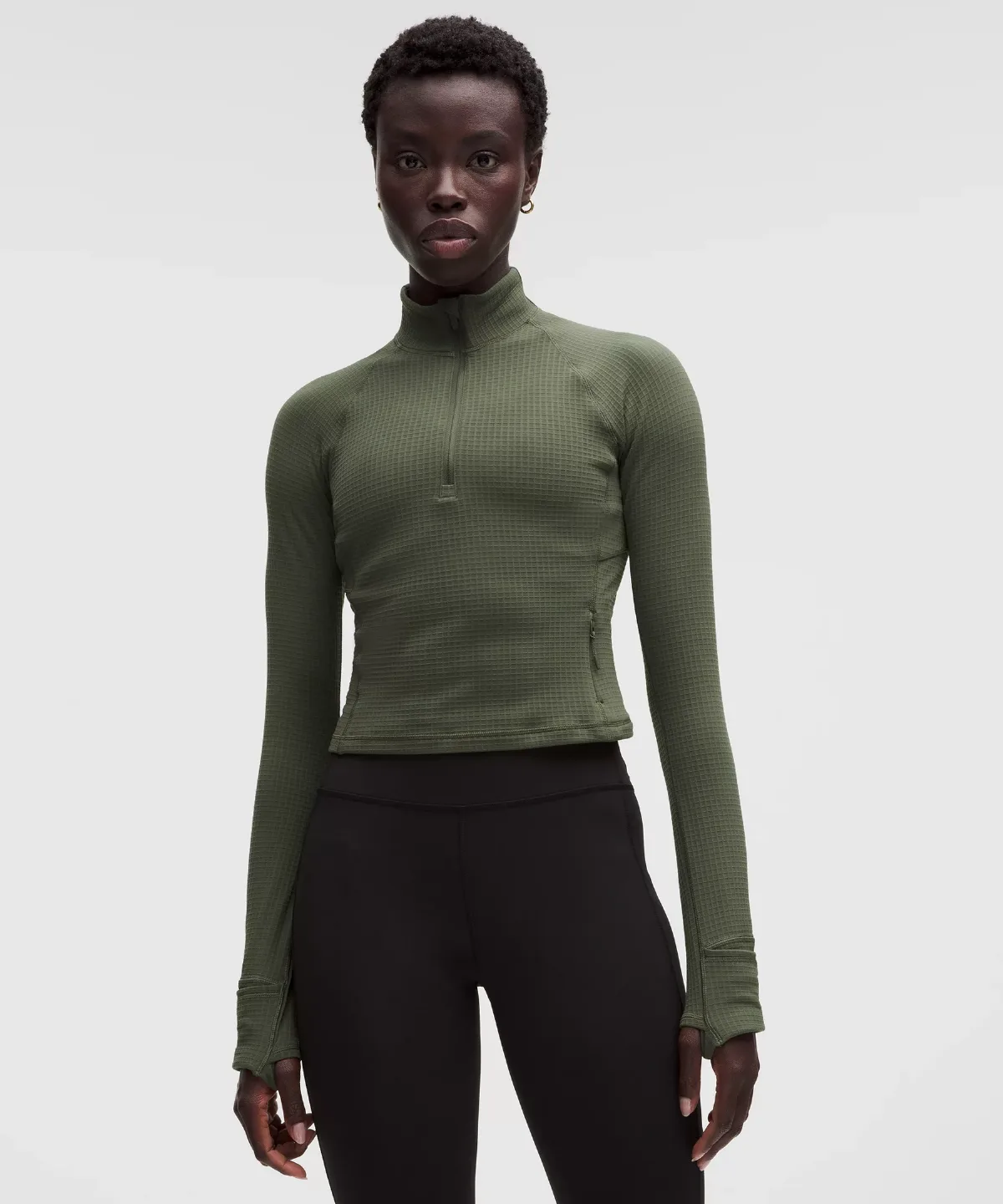 Its Rulu Cropped Half Zip