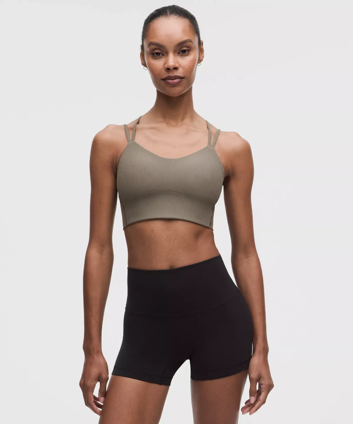 Like a Cloud Ribbed Longline Bra by Lululemon