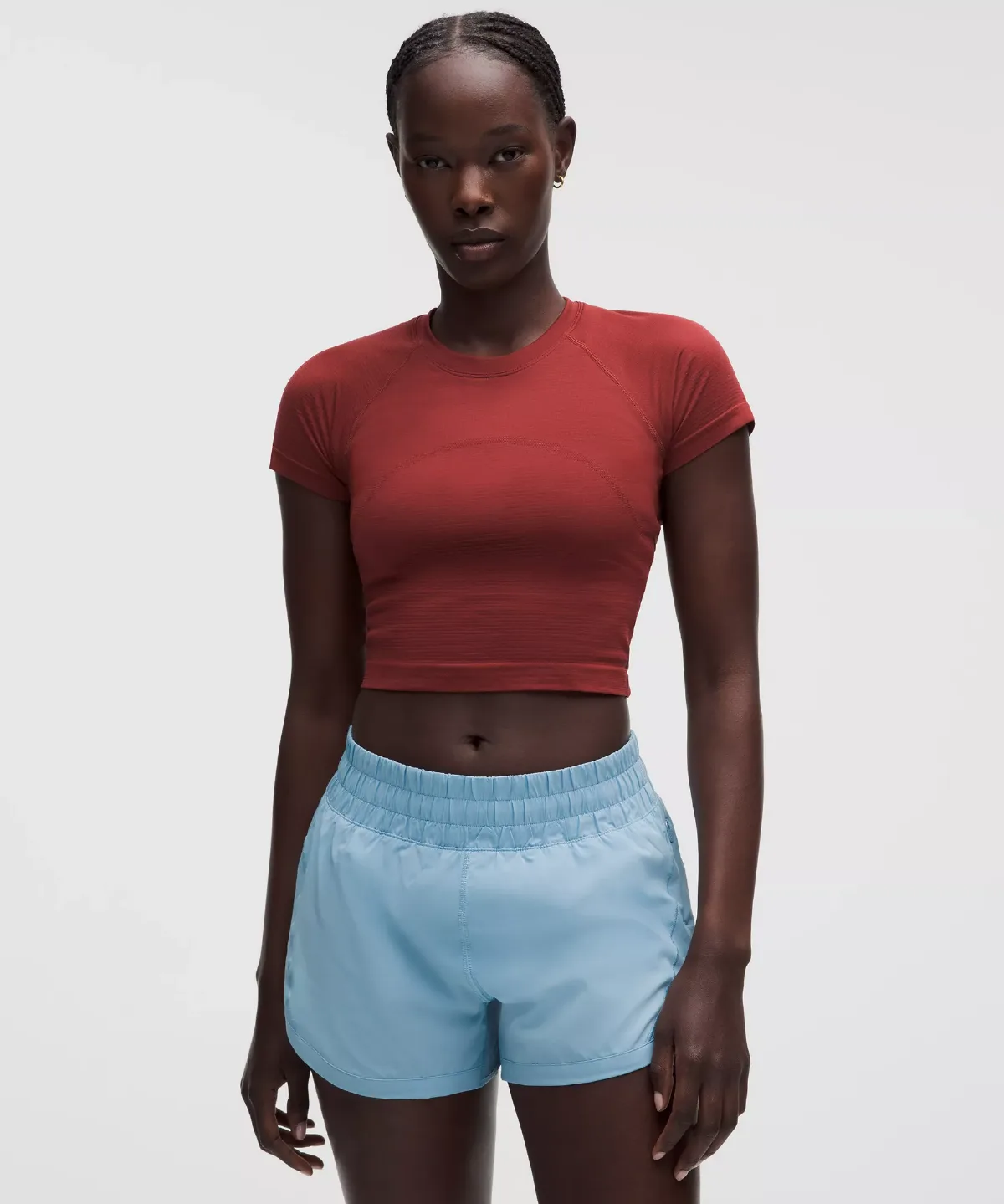 Swiftly Tech Cropped Short-Sleeve Shirt 2.0 by Lululemon