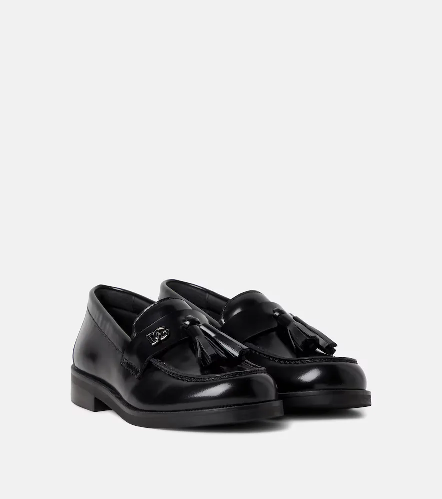 DG Leather Loafers by Dolce&Gabbana