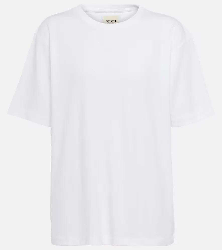Mae Cotton Jersey T-Shirt by Khaite