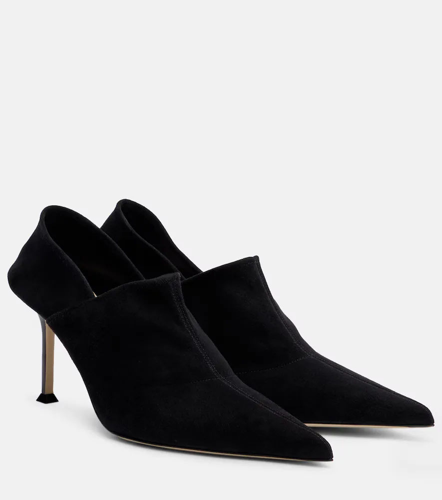 Helix Stretch 75 Suede Pumps by Christen