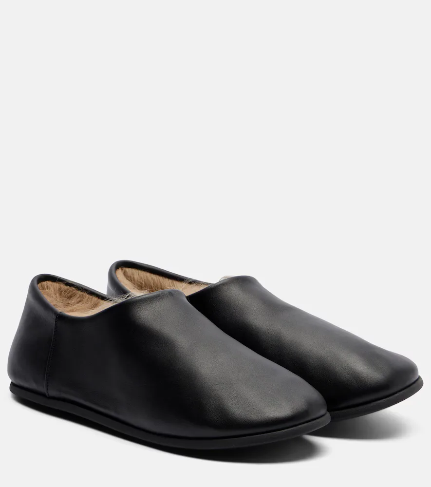 Big Bootie Leather Slip-On Shoes by Christen