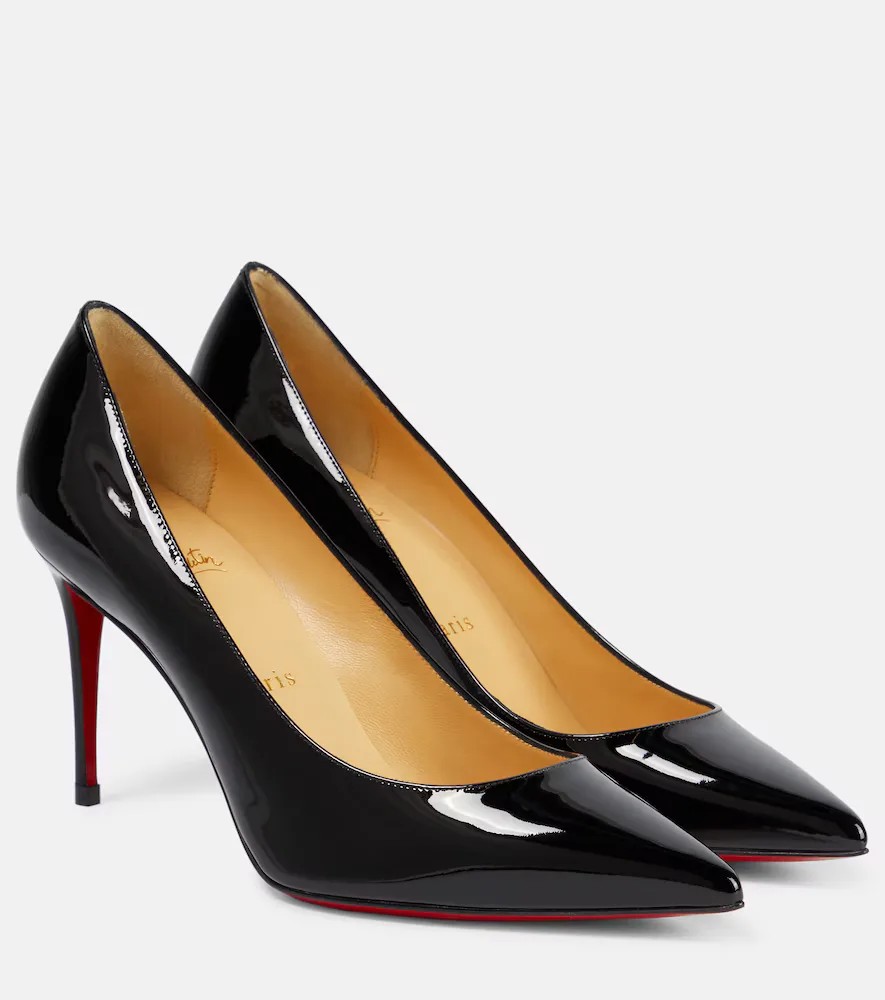 Kate 85 Patent Leather Pumps by Christian Louboutin