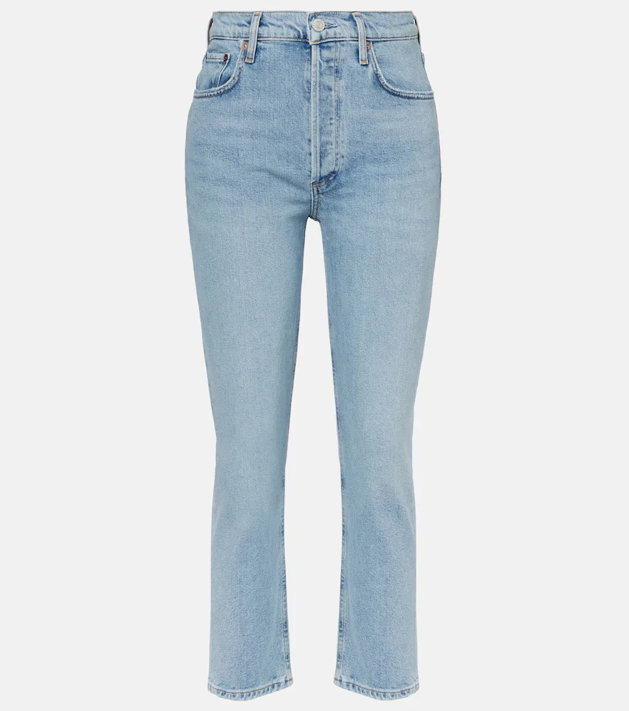 Riley High-Rise Straight Jeans by AGOLDE