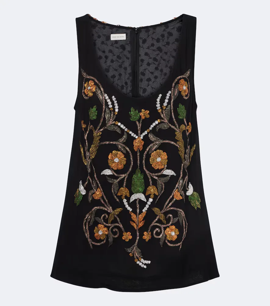 Embroidered Top by Dries Van Noten
